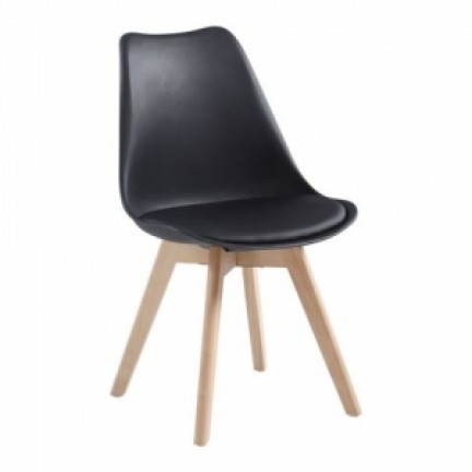 ΚΑΡΕΚΛΑ MARTIN ΕΜ136,201 (Ε-00024017) Μαύρο 48x56x82cm Καρέκλες