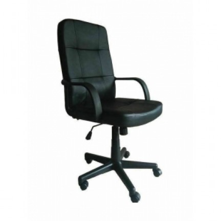 ΚΑΡΕΚΛΑ Woodwell BF1000 Διευθυντική Μαύρη (63x67x104/114cm) Καρέκλες